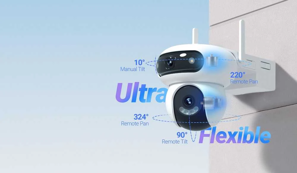 4G+ WIFI lauko akumuliatorinė valdoma IP kamera EZVIZ CS-HB90x/SP