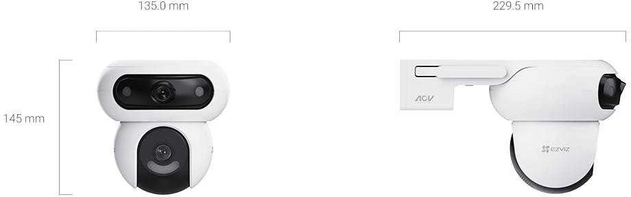 4G+ WIFI lauko akumuliatorinė valdoma IP kamera EZVIZ CS-HB90x/SP
