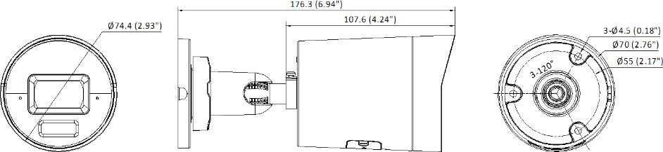 Hikvision IP kamera 12MP DS-2CD20126G3-IUY/SL(2.8mm)(eF) JUODA