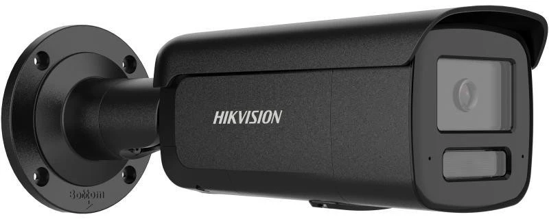 Hikvision DS-2CD2T126G3-IS2UY/SL(2.8)eFBLACK 12MP „Acusense“ tinklo kamera su blykste ir garsiniu įspėjimu