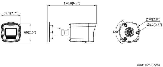 IP KAMERA DS-2CD1023G2-LIU(2.8MM)PL Išmanusis hibridinis šviestuvas - 1080p Hikvision