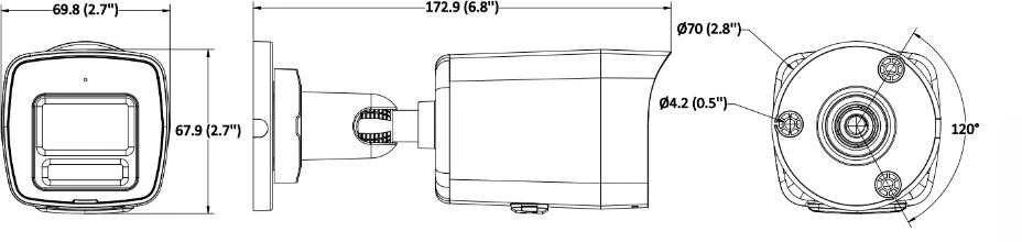 Kamera IP Hikvision DS-2CD1047G3-LIU(2.8mm)