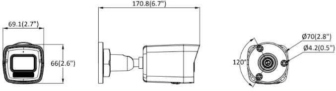 HIKVISION DS-2CD1061G2-LIU 2.8mm IP CAMERA ver. PL