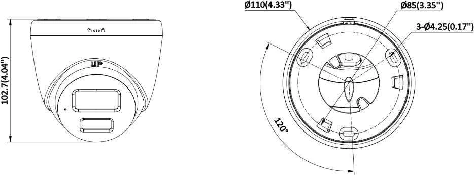 Hikvision DS-2CD1367G3-LIU IP kamera (2.8mm)