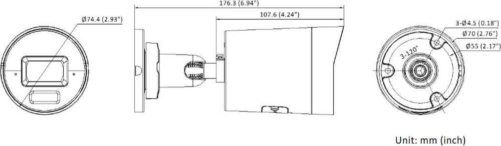 Kamera IP Hikvision DS-2CD2043G2-LIZ2UY(2.8/4mm)/Juodas