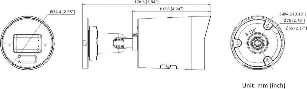 „Hikvision Bullet DS-2CD2047G3-LI2UY/SRB F2.8“ (balta, 4MP, hibridinis apšvietimas, IR+LED 40m, „ColorVu“)