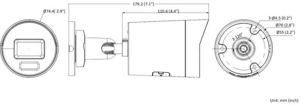 „Hikvision“ kulka DS-2CD2086G2H-IU F2.8 (balta, 40 m. IR, 8 MP, „AcuSense“)