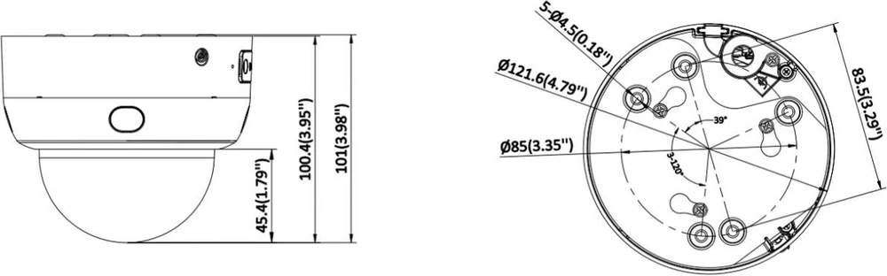 Kamera IP Hikvision DS-2CD2143G2-LIPTRZS2UY(2.8/4)Juodas