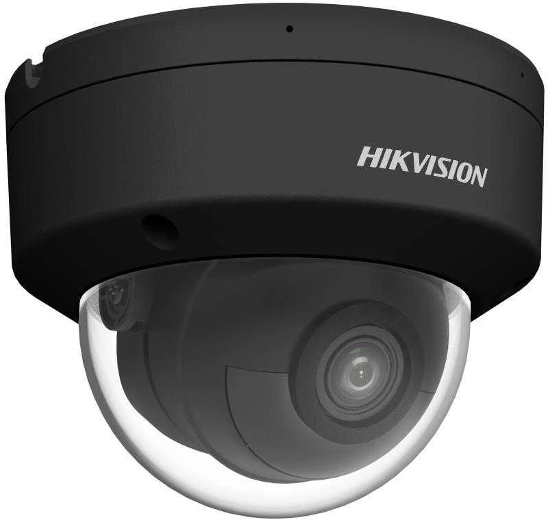 IP kamera Hikvision dome DS-2CD2146G2H-ISU F2.8 (juoda, 4 MP, 30 m. IR, AcuSense)