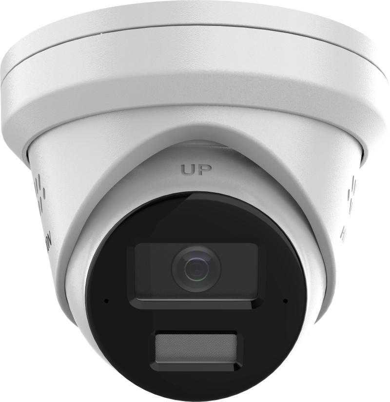 IP kamera Hikvision dome DS-2CD2343G2-LI2U/SL F2.8 (balta, 4 MP, 30 m IR+LED, AcuSense)