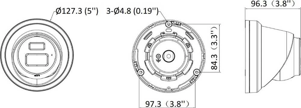 Hikvision DS-2CD2343G2-LI2U/SL 2.8mm Juodas