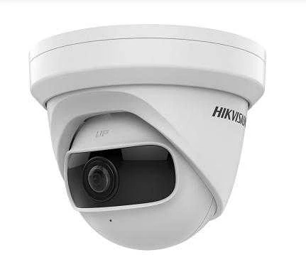 Hikvision IP kamera DS-2CD2345G0P-I F1.68 Dome, 4 MP, 1.68mm/F2.0, Maitinimas per Ethernet (PoE), H.264+, H.265+, Micro SD, maks. 256 GB