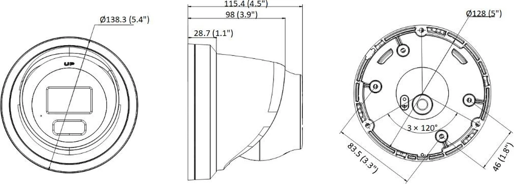 DS-2CD2367G3-LIS2UY/SL 2,8 mm JUODA PL 6 MP išmanioji tinklo kamera su hibridiniu apšvietimu ir „ColorVu“ Hikvision