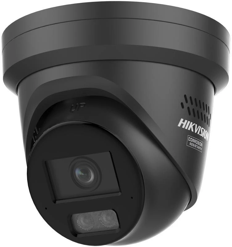 DS-2CD2367G3-LIS2UY/SL 2,8 mm JUODA PL 6 MP išmanioji tinklo kamera su hibridiniu apšvietimu ir „ColorVu“ Hikvision