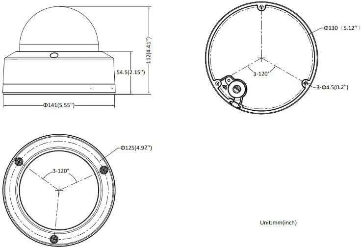 IP kamera Hikvision kupolinė DS-2CD2746G2-IZS F2.8-12 (balta, 4 MP, 40 m. IR, AcuSense, Darkfighter)
