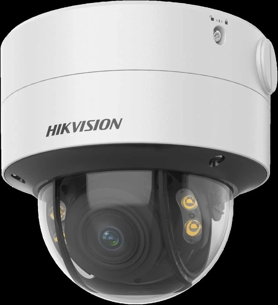 Hikvision kupolas DS-2CD2747G2-LZS F3.6-9 (balta, 4 MP, 40 m. LED, ColorVu)