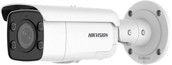 „Hikvision“ kulkos formos DS-2CD2T47G2-LSU/SL F2.8 (balta, 4 MP, 60 m. LED, „ColorVu“)
