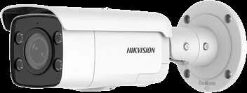 Hikvision kulka DS-2CD2T87G2-LSU/SL(C) F2.8mm (balta, 8 MP, 60 m. IR, ColorVu)