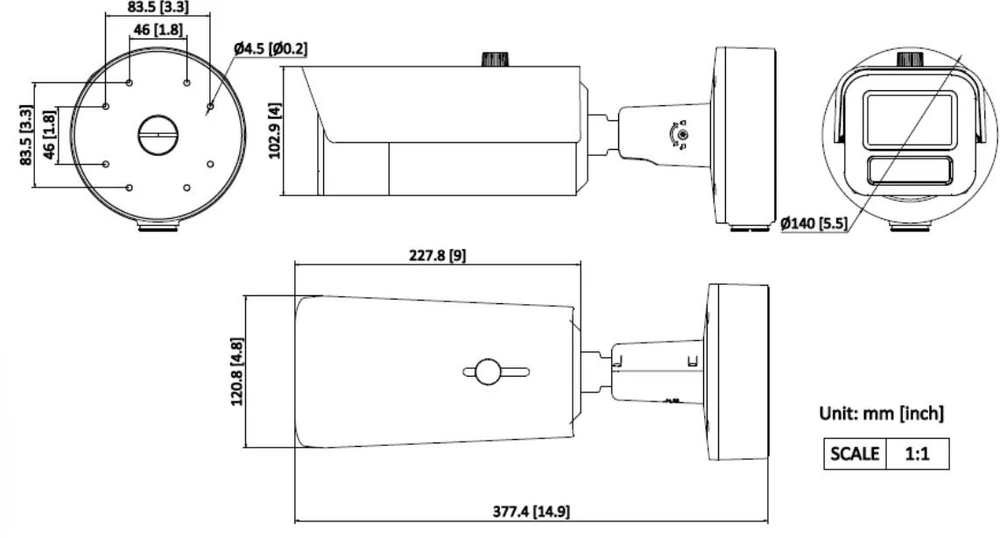 Bullet kamera Hikvision iDS-2CD7A46G2-IZHSY F2.8-12 (4MP, IR 50m, PoE, IP67, IK10, H.265+)