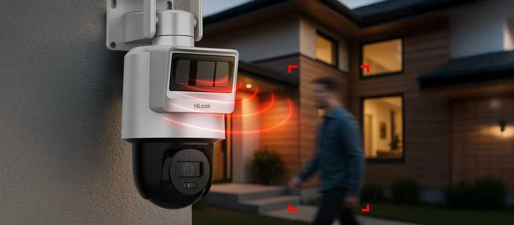 „Carruzzo“ IP kamera „Hilook PTZ-N2C400I-K/4G/C05S10“ 2,8 mm su saulės baterija LTE/4G 4MP