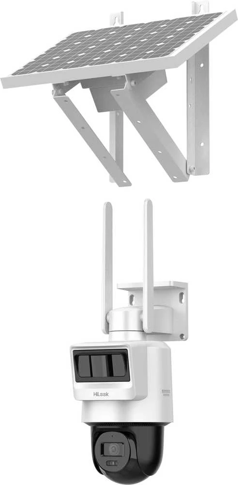 „Carruzzo“ IP kamera „Hilook PTZ-N2C400I-K/4G/C05S10“ 2,8 mm su saulės baterija LTE/4G 4MP