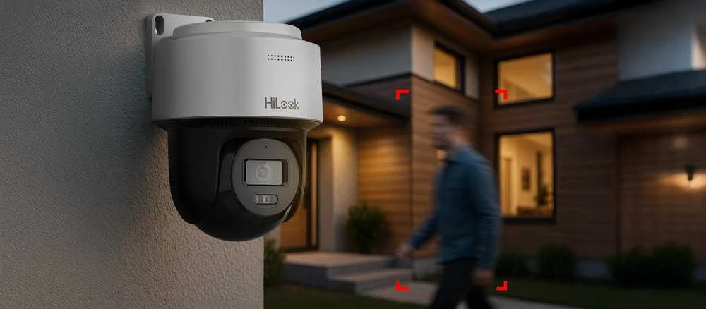 Hikvision „Carruzzo“ IP kamera „Hilook PTZ-N2C600M-DE(2.8mm)(O-STD)“ 6MP išmanusis hibridinis žibintas
