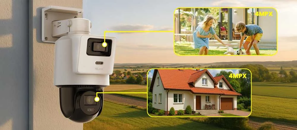 HiLook IP kamera PTZ-N2D400M-DE/14(PTZ-D4) TandemVu by Hikvision