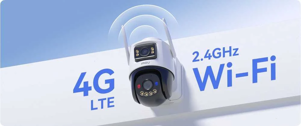 Imou AOV PT KIT 3K 5MP + 5MP 4G Wi-Fi IP stebėjimo kamera + saulės baterija - IPC-SA70F-10M0T2-EU/FSP008