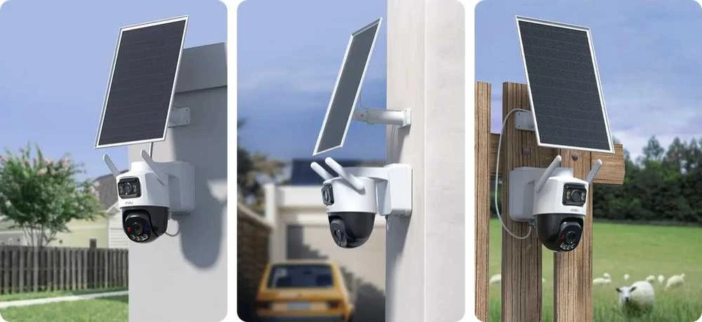 Imou AOV PT KIT 3K 5MP + 5MP 4G Wi-Fi IP stebėjimo kamera + saulės baterija - IPC-SA70F-10M0T2-EU/FSP008