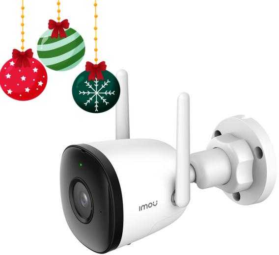Imou Dahua IP cilindrinė kamera IPC-F42P, 4MP 25fps, IP67, pašvietimas iki 30m, 2.8mm 104°, Onvif, WIFI