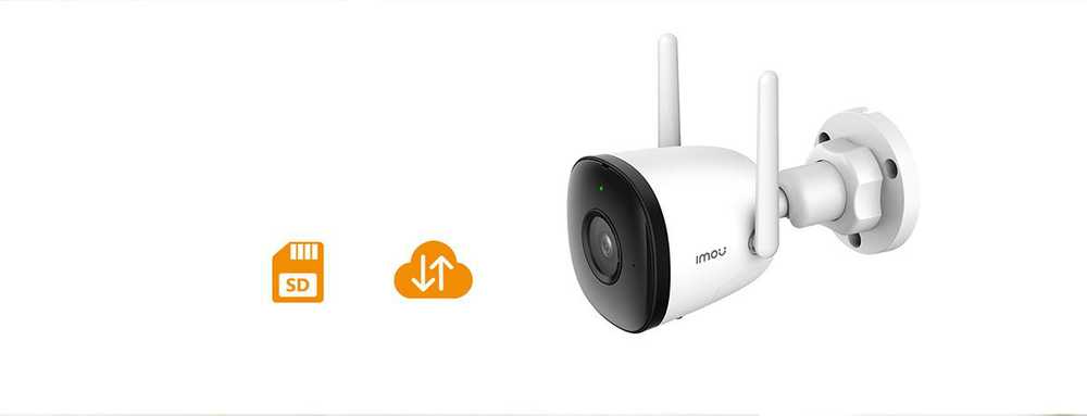 Imou Dahua IP cilindrinė kamera IPC-F42P, 4MP 25fps, IP67, pašvietimas iki 30m, 2.8mm 104°, Onvif, WIFI