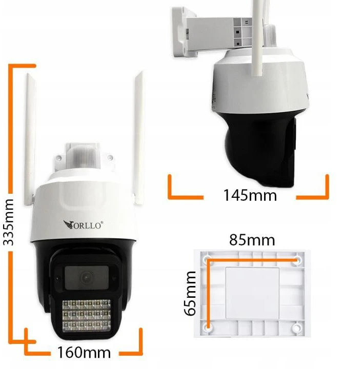 Kamera IP Orllo N2 PT 3MP 4G LTE