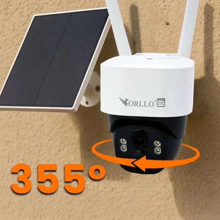 „Orllo TZ1 Cloud SIM 4G LTE“ IP kamera su saulės baterija