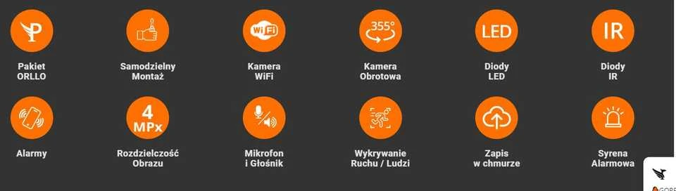 Orllo IP kamera lauko sąlygoms, besisukanti, priartinanti x10, 4MPx ORLLO Z9 ULTRA