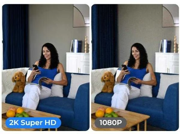 Reolink E serijos E330 išmanioji 5 MP IP vidinė pasukama stebėjimo kamera su Wi-Fi