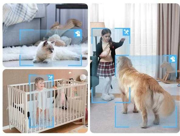Reolink E serijos E330 išmanioji 5 MP IP vidinė pasukama stebėjimo kamera su Wi-Fi