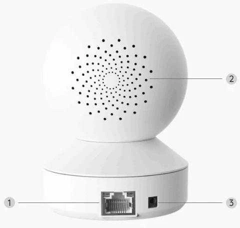 Reolink E serijos E330 išmanioji 5 MP IP vidinė pasukama stebėjimo kamera su Wi-Fi