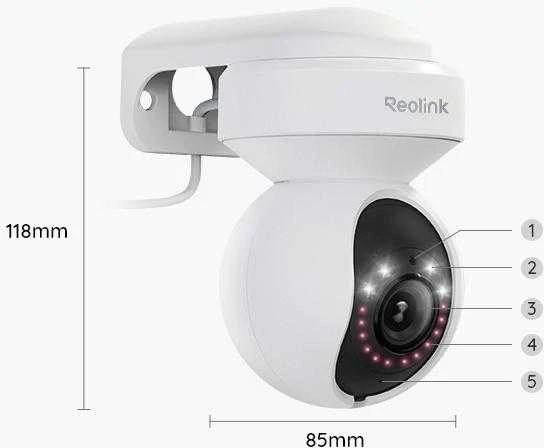 Tinklo kamera Reolink E1 Outdoor 124.46 CHF