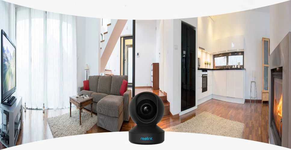 „Reolink“ | Fotoaparatas | „E1 PRO V2 Pan-Tilt WiFi“ | PTZ | 4 MP | 2,4–4,0 mm | H.264 | „Micro SD“, maks. 256 GB