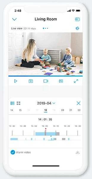 Vidinė apsaugos kamera Reolink E Series E340, baltos spalvos