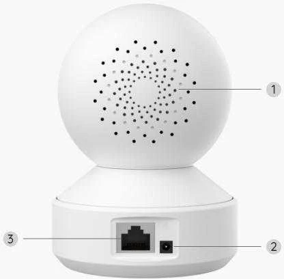 Vidinė apsaugos kamera Reolink E Series E340, baltos spalvos