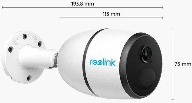 Reolink | Fotoaparatas | CAReolinkGo Plus 4G | Kulka | 4 MP | Fiksuotas objektyvas | IP65 | H.265 | MicroSD | Baltas