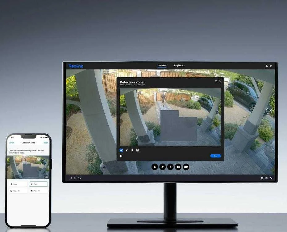 Išmani lauko apsaugos kamera Reolink P330, 4K, IP66