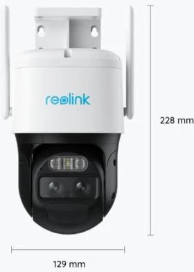 Akumuliatorinė stebėjimo kamera Reolink Trackmix Series G770 4K LTE, balta, su saulės baterijomis, 2 akumuliatoriais