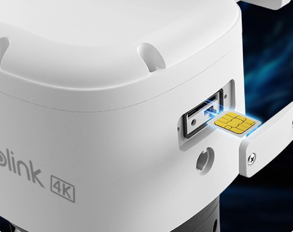 Akumuliatorinė stebėjimo kamera Reolink Trackmix Series G770 4K LTE, balta, su saulės baterijomis, 2 akumuliatoriais