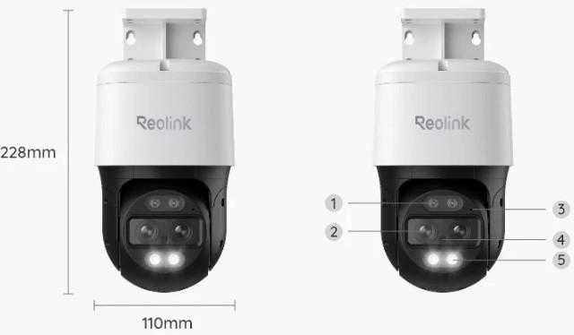 Lauko apsaugos kamera Reolink TrackMix P760 |  4K dviejų objektyvų, su automatiniu sekimu, PoE | 8 MP