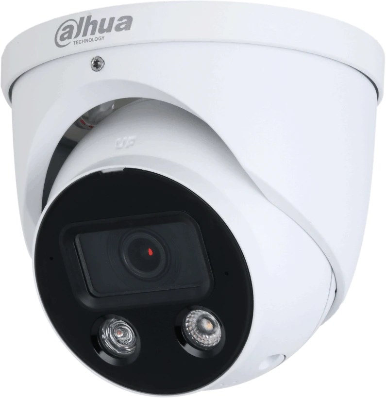Dahua IP kamera HDW3549HP-AS-PV. 5MP FULL-COLOR. IR LED pašvietimas iki 30m. 2.8mm 97°. SMD, IVS