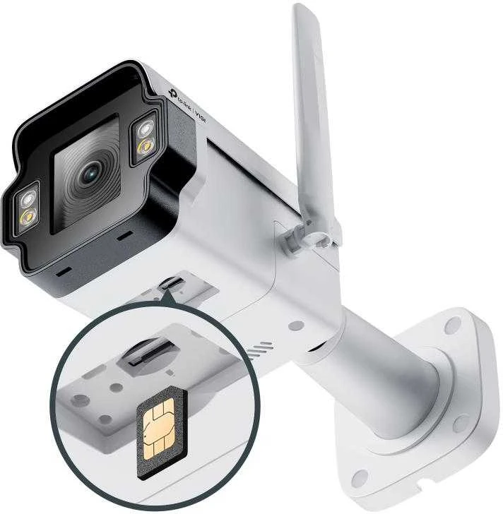 TP-LINK InSight S345-4G | VIGI lauko spalvota 4G tinklo kamera | Kulka | 4 MP | 4 mm | IP66 | H.265+ | MicroSD, iki 512 GB