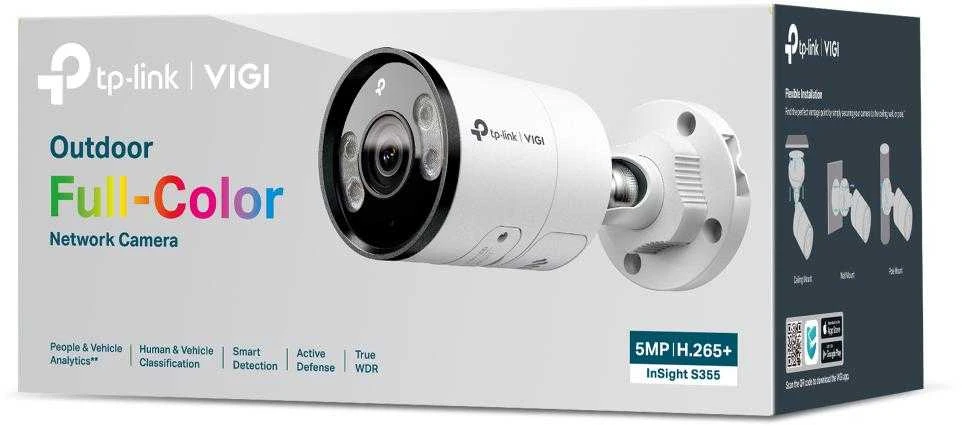 Tinklo Kamera - TP-LINK InSight S355 5MP 2880x1620 IP67 Atsparus Vandeniui