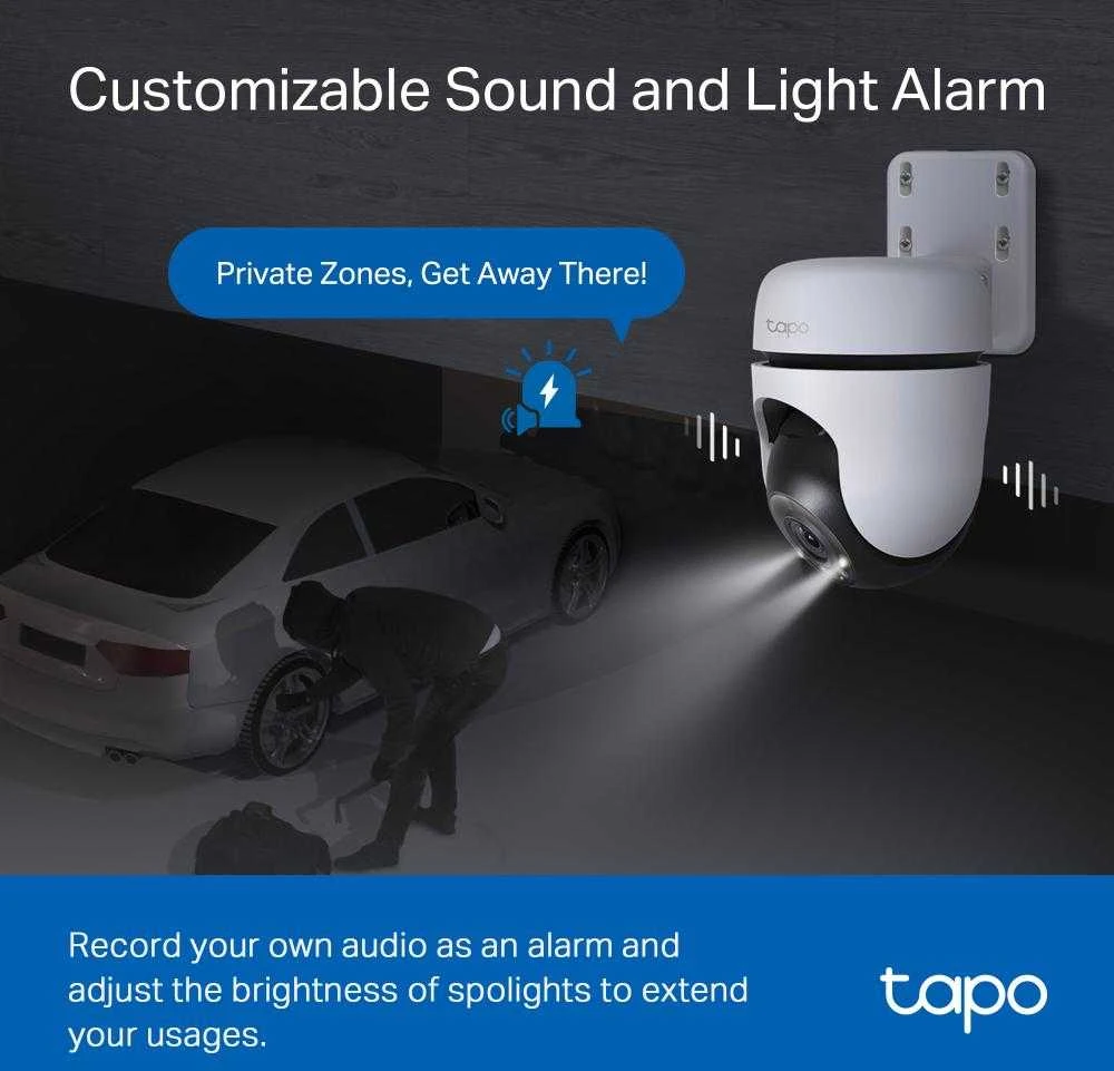 Lauko Kamera - TP-Link Tapo C510W 2304 x 1296 Pikseliai